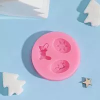 Молд "Новогодняя сказка" 5,5*5,5*1см
