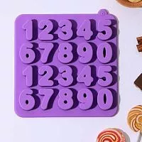 Форма для льда и шоколада "Цифры" 20яч., 16*16*2см