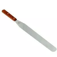 Палетка ПРЯМАЯ металлическая с дер ручкой, 30см*3,5