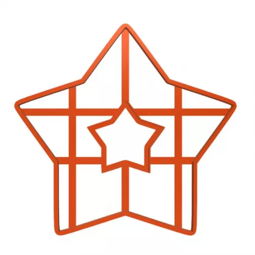 Пластик. форма для торта "Звезда" 25см. Пластик. форма для торта "Звезда" 25см.
