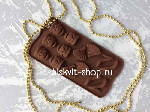 Силиконовая форма "Дамский набор" 20,5х10,5х1,5 см