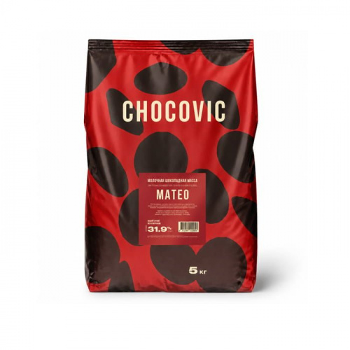 Шоколад Сикао Sicao (Chocovic Mateo) Молочный, (Россия, г.Чехов), упаковка 5кг