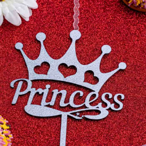 Топпер-свеча "Princess" хамелеон фото 2 Топпер-свеча "Princess" хамелеон фото 2