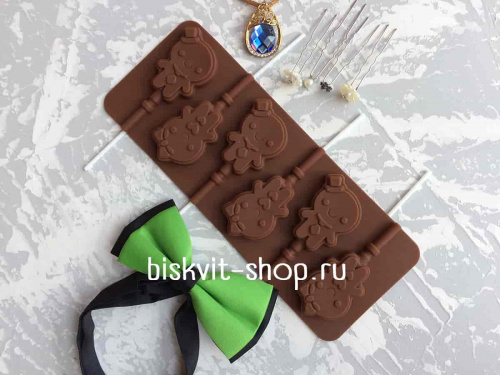 Силиконовая форма "Девочка, мальчик" 20,5х10,5х1,5 см