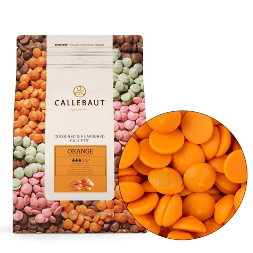 Шоколад Каллебаут Callebaut со вкусом апельсин, 200г.