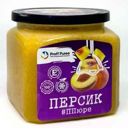 Пюре замороженное Персик Proff Puree, 500г Пюре замороженное Персик Proff Puree, 500г